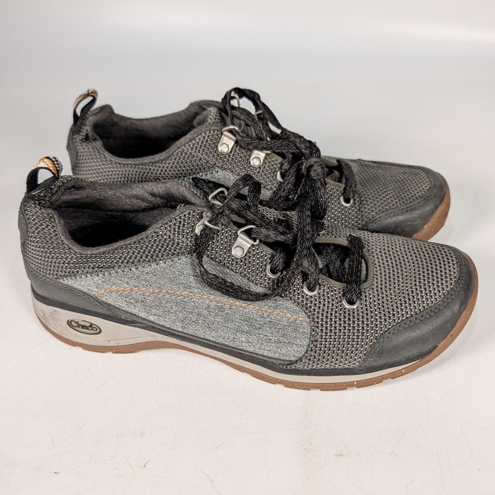 Chaco Kanarra Mens Grey Mesh Low Top Hiking Shoes Sneakers J105848 Size 9
